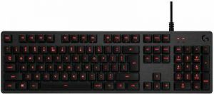 T.D.I Gaming Shop Keyboards Logitech G413 Backlit Mechanical Gaming Keyboard USB Passthrough Romer-G Carbon