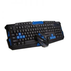 T.D.I Gaming Shop Keyboards 2.4G Gaming Multimedia Cordless Keyboard Wireless Optical Mouse Nano Receiver