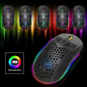 3 Modes Bluetooth Wireless Gaming Mouse LED USB Optical Rechargeable Mice for PC
