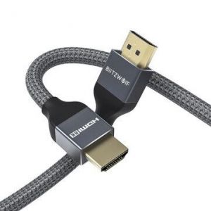 T.D.I Gaming Shop cables  BlitzWolf&reg; BW-HDC5 8K 48Gbps HDMI to HDMI Cable 1m/2m/3m with HDMI 2.1 8K@60Hz 4K@120Hz 10K@60HZ 48Gbps Transfer 30AWG Wir