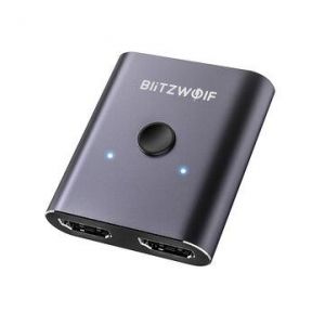 T.D.I Gaming Shop cables  BlitzWolf&reg; BW-HDC2 Bi-Directional HDMI Switch 1 Input 2 Output / 2 Input 1 Output HDMI Splitter 1080P Video Display Dongle