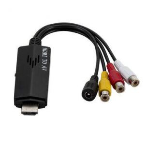 T.D.I Gaming Shop cables  GRWIBEOU HDMI to AV HD Converte rConnector 1080P HDMI to RCA Conversion Cable