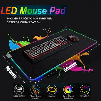 led desktop mouse pad